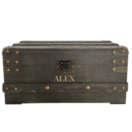 Small Engraved Treasure Chest